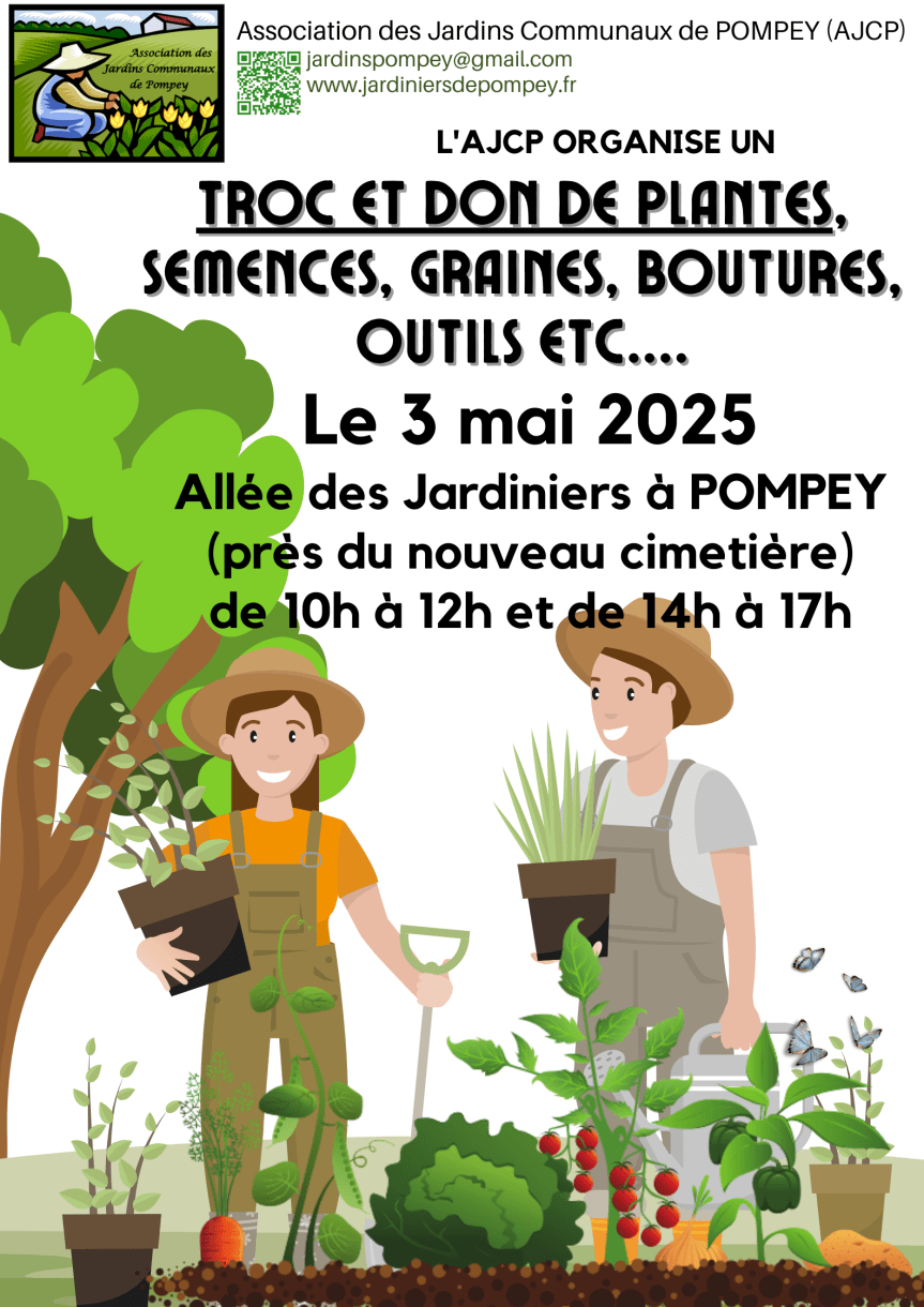 Réussite de la bourse aux plantes le 3 mai&nbsp;2025